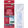 Catchmaster Window Fly Traps 12 Pack, Clear Sticky Indoor Fly Trap Strips