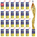 24 Pcs Fly Trap Strips Indoor Outdoor, Fruit Fly Paper Tape Sticky with Pin
