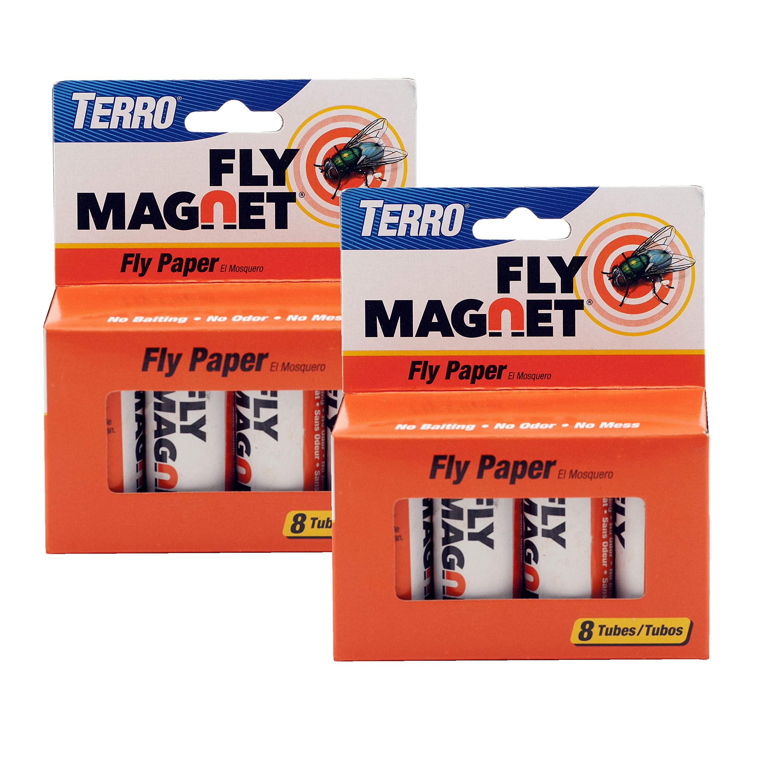 TERRO Fly Magnet 2-Pack, Sticky Fly Paper Traps
